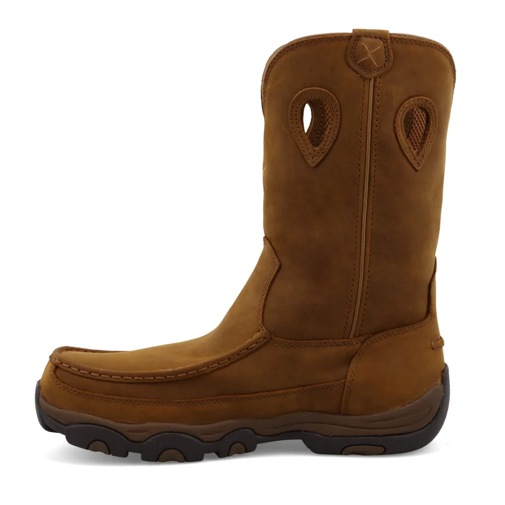 Twisted X 11″ Work Pull On Hiker Boot Oiled Saddle